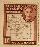 [King George VI - Map of Falkland Islands, type A15]