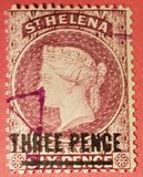 [Queen Victoria - Not Issued Stamps Surcharged. New Watermark, type B33]