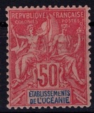 [Inscription: "ETABLISSEMENTS de L'OCEANIE", type A10]