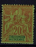 [Inscription: "ETABLISSEMENTS de L'OCEANIE", type A6]