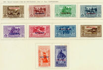 [Italian Postage Stamps Overprinted "CASTELROSSO", タイプ J]