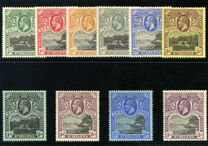 [King George V and Landscape, type I]