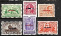 [New Zealand Postage Stamps Overprinted, type M]