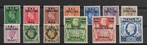 [King George VI - Great Britain Postage Stamps Overprinted B. A. - TRIPOLITANIA" and Surcharged New Value, type B]