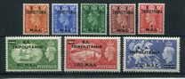 [King George VI - Great Britain Postage Stamps Overprinted B. A. - TRIPOLITANIA" and Surcharged New Value, प्रकार D]