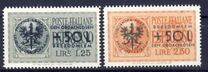 [Italian Postage Stamps Overprinted, Tip F]