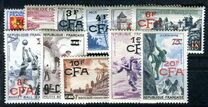 [Stamps of France Surcharged, type CR]