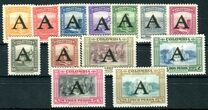 [Airmail - Previous Issues Overprinted A = "Avianca", type QG]