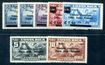 [Airmail - Costa Rica-Panama Boundary Treaty. Overprinted "Mayo 1941 - Tratado Limitrofe Costa Rica - Panama" and Surcharged, type ER]