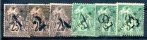 [No. 20 & 24 Surcharged, type H]