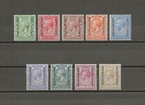 [Great Britain Postage Stamps Issue of 1912-1913 Overprinted, type AG]