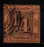 [Value Stamps - Black Print on Colored Paper, type A]