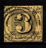 [Value Stamps - Black Print on Colored Paper, type A5]