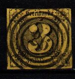 [Value Stamps - Black Print on Colored Paper, type A5]