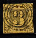[Value Stamps - Black Print on Colored Paper, type A5]