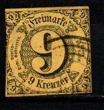 [Value Stamps - Black Print on Colored Paper, type B3]