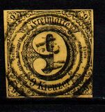 [Value Stamps - Black Print on Colored Paper, type B3]