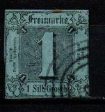 [No. 4 & 8 Printed on Greenish Blue Paper, タイプ A6]