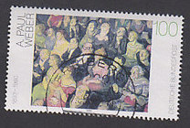 [The 100th Anniversary of the Birth of A. Paul Weber, Otto Pankok and George Grosz, Painters, Typ BBZ]
