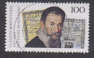[The 350th Anniversary of the Death of Claudio Monteverdi, Composer, type BDV]