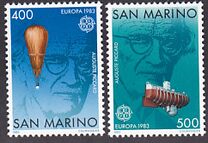 [EUROPA Stamps - Inventions of Auguste Piccard, type AIV]