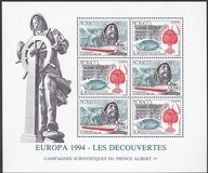 [EUROPA Stamps - Great Discoveries made by Prince Albert I, typ CGD]