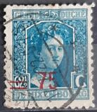 [Stamps of 1906-19 Surcharged with New Value and Bars in Black or Red, type M10]
