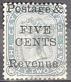 [Previous Issues Surcharged & Overprinted "Postage & - Revenue", type S6]