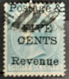 [Previous Issues Surcharged & Overprinted "Postage & - Revenue", type S8]