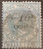 [No. 14, 15 & 17 Surcharged, type L2]