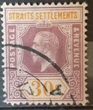 [Re Giorgio V - Filigrana: Corona sul blocco CA Multipla - Stampatore: De La Rue & Co. Ltd., Scrivi AO4]