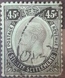 [Re Giorgio V - Filigrana: Corona sul blocco CA Multipla - Stampatore: De La Rue & Co. Ltd., Scrivi AQ1]