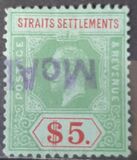[Re Giorgio V - Filigrana: Corona sul blocco CA Multipla - Stampatore: De La Rue & Co. Ltd., Scrivi AO6]
