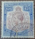 [Re Giorgio V - Filigrana: Corona sul blocco CA Multipla - Stampatore: De La Rue & Co. Ltd., Scrivi AT]
