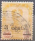[Sultan Ibrahim - Previous Issues Surcharged, type K]