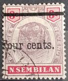 [Tiger Stamps of 1891-1899 Surcharged, type D1]