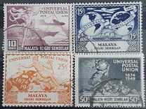 [The 75th Anniversary of the Universal Postal Union, Typ K]