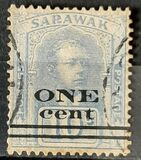 [Sir Charles Vyner Brooke - No. 59 & 61 Surcharged, tegund Q]