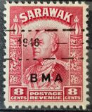 [Sir Charles Vyner Brooke - Stamps of 1934-1941 Overprinted "BMA" (British Military Administration), type U6]