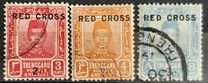 [Sultan Zain Ul Ab Din Stamps of 1910 Overprinted "RED CROSS", type B]
