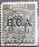 [South Africa Company Stamps Overprinted "B.C.A.", type A]
