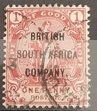 [Cape of Good Hope Postage Stamps Overprinted "BRITISH SOUTH AFRICA COMPANY.", type I1]