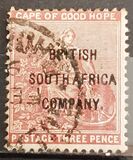 [Cape of Good Hope Postage Stamps Overprinted "BRITISH SOUTH AFRICA COMPANY.", type I3]