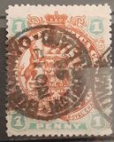 [Coat of Arms - End of Scroll Curled between Legs of Supporting Animals, tip J1]
