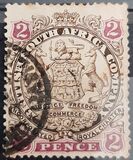 [Coat of Arms - End of Scroll goes behind Rear Legs of Supporting Animals, Lion Lightly Shaded, Tüüp E1]