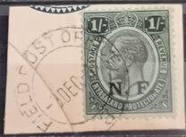 [King George V - Nyasaland Postage Stamps Overprinted "N.F.", type B4]