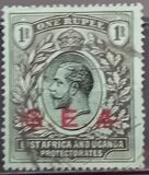 [King George V  - British East Africa and Uganda Stamps Overprinted "G.E.A.", type C12]