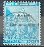 [Cape of Good Hope Postage Stamps Overprinted "BRITISH - BECHUANALAND" in Black, type A5]