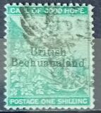 [Cape of Good Hope Postage Stamps Overprinted "BRITISH - BECHUANALAND" in Black, type A7]