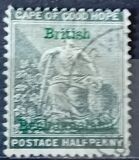 [Cape of Good Hope No.31 Overprinted "BRITISH - BECHUANALAND" in Green, Вид M]